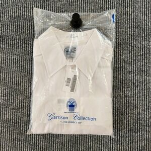 Garrison Collection Shirt Mens 17 White Short Sleeve Uniform Button Front USA